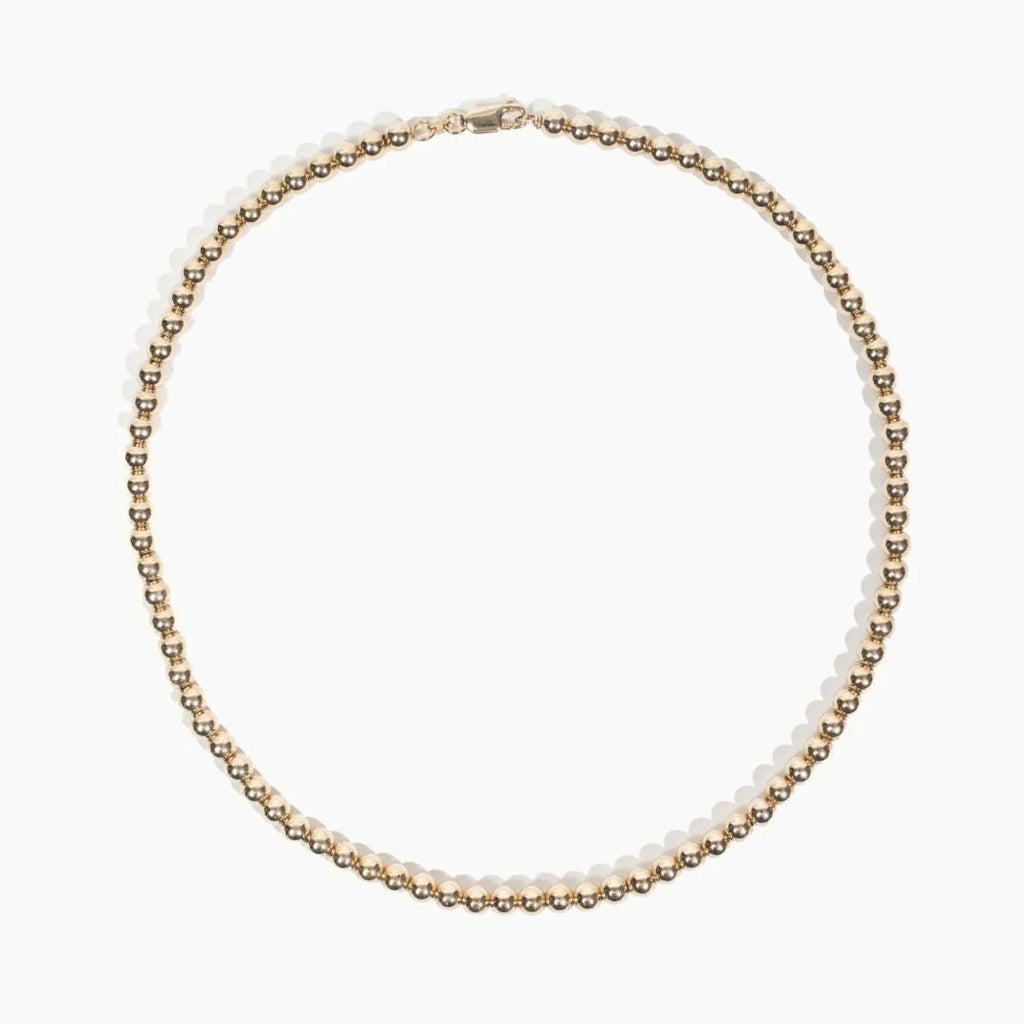 5mm Sliding Moon Bead Necklace