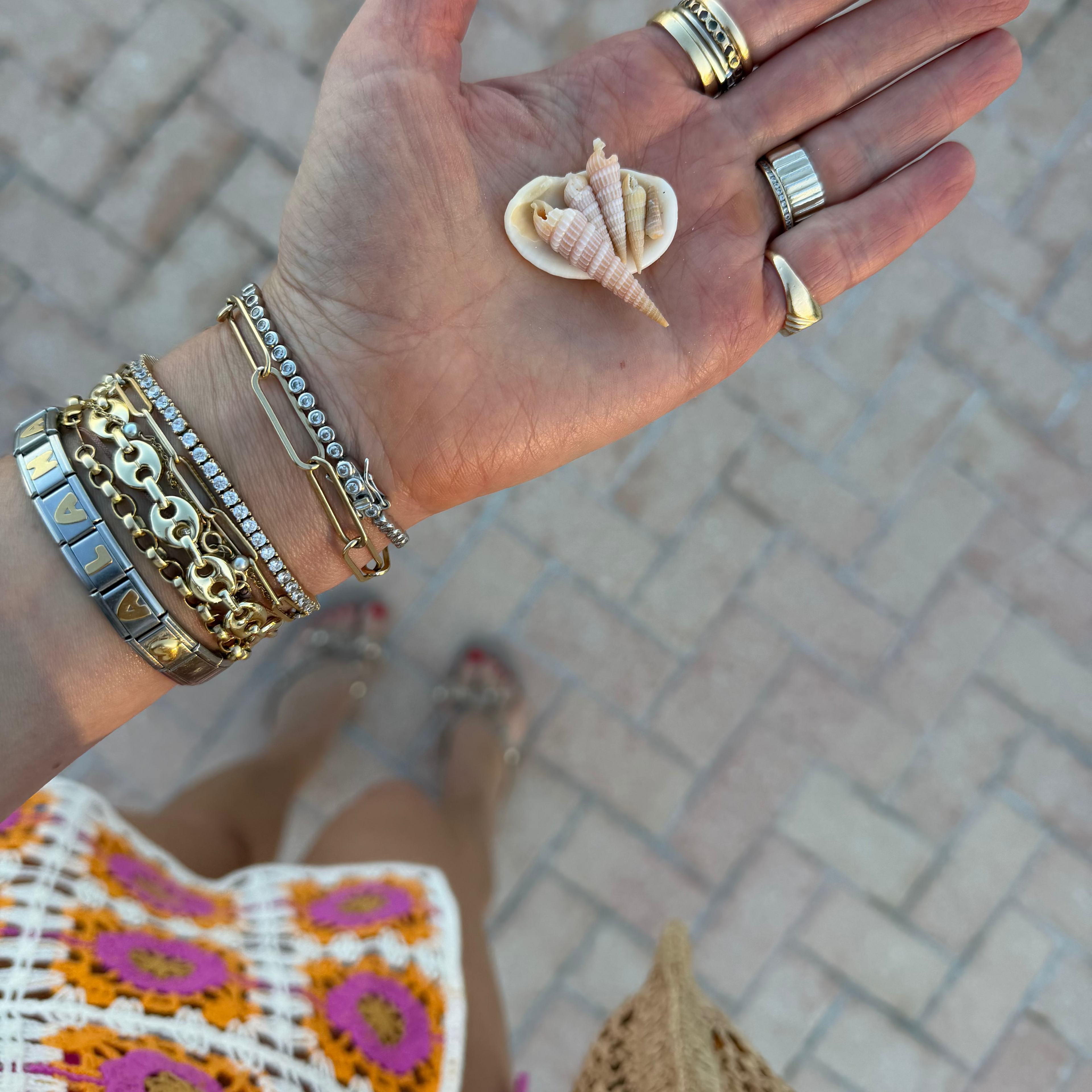 Puffy Mariner Chain Bracelet