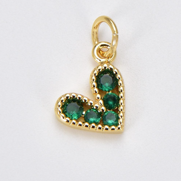 Love You Sideways Heart Charm
