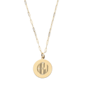 Personalized Monogram Circle Initial Necklace