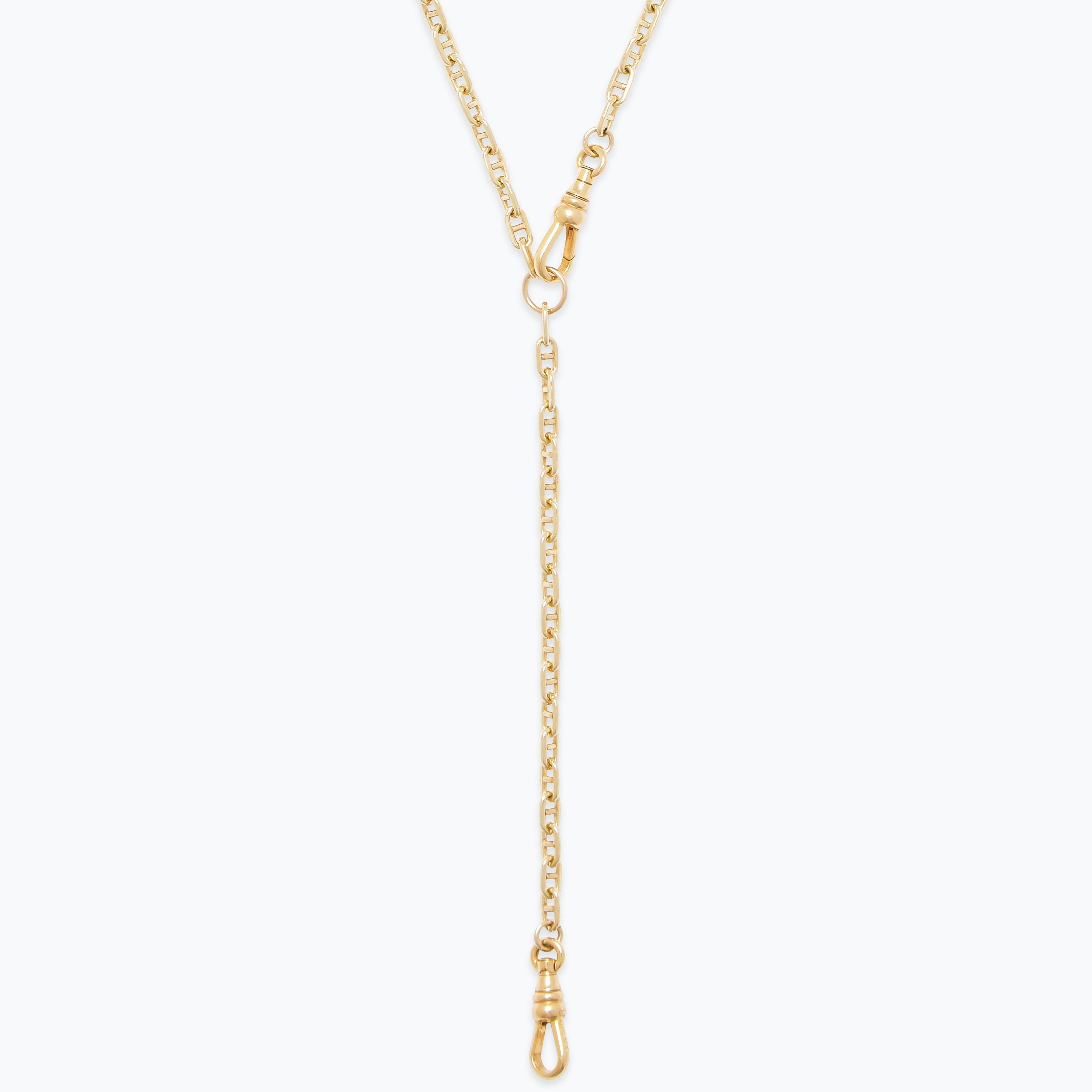 Versatile Twisted Cable Lariat Chain Necklace