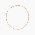 Essential Link Chain — Modern Mixed Metal Necklace